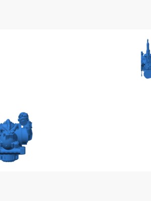 Krios Metal Tank Trio — Masaüstü Oyun Minyatürü 3D Baskı STL