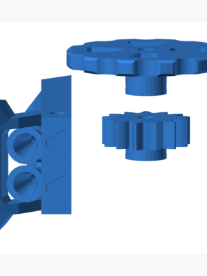 Kurmalı Mekanizmalı Oyuncak Tank 3D Baskı STL