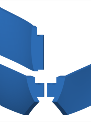 U-Boot Torpido Tüpü Ağız Kapağı (Perçinsiz) 3D Baskı STL