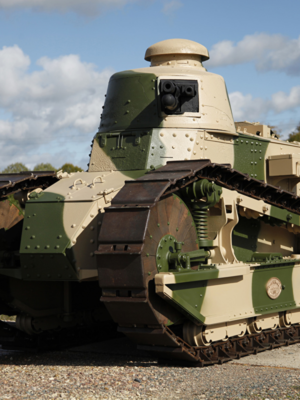 Renault FT-17 Tank 3D Baskı STL Minyatür
