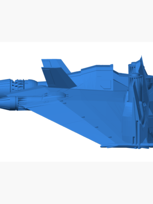 F-302 Uzay Savaş Uçağı 3D Baskı STL