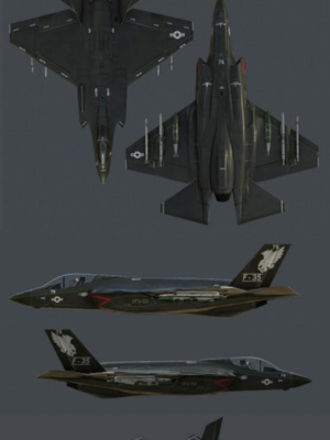 F-35 Lightning II Savaş Uçağı 3D Baskı STL