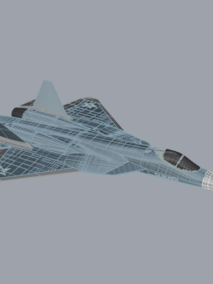 Sukhoi Su-57 Savaş Uçağı 3D Baskı STL
