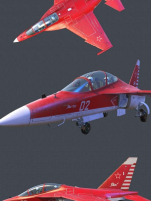 Yak-130 Jet Eğitim Uçağı 3D Baskı STL