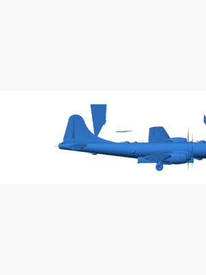 Boeing B-29 Superfortress WWII Stratejik Bombardıman Uçağı 3D Baskı STL