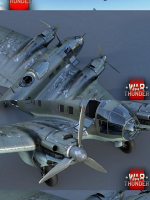 Heinkel He 111 Alman Bombacısı 3D Baskı STL Modeli
