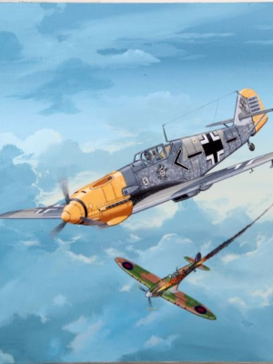 Messerschmitt Bf 109 E Savaş Uçağı 3D Baskı STL