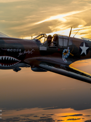 Curtiss P-40 Warhawk Savaş Uçağı 3D Baskı Modeli STL