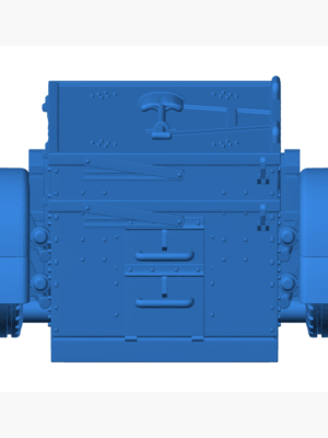 Sd.Ah.51 Alman Askeri Cephane Römorku 3D Baskı STL