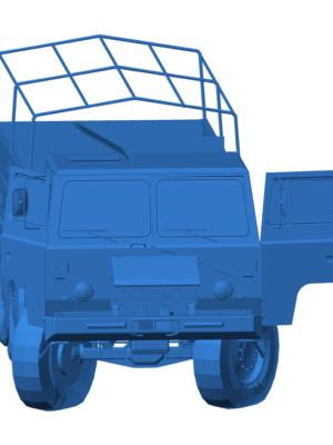 TGB 40 SAAB Scania İsveç Askeri Kamyonu 3D Baskı STL