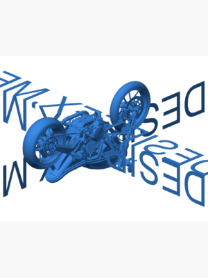 Ducati Scrambler Motosiklet 3D Baskı STL