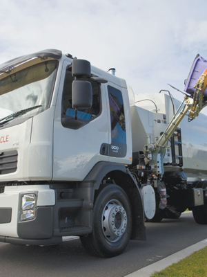 Volvo FM 6x2 Çöp Kamyonu 3D Baskı Modeli STL