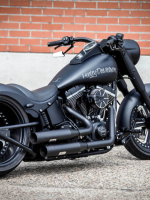 Harley-Davidson Fat Boy Motosiklet 3D Baskı STL Modeli