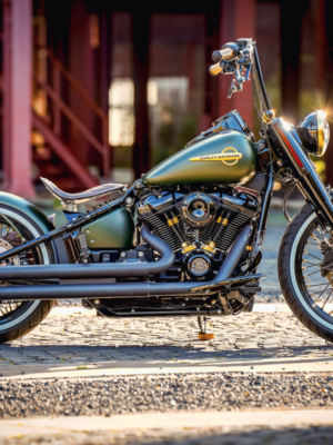 Harley-Davidson Chopper Motosiklet 3D Baskı Modeli STL