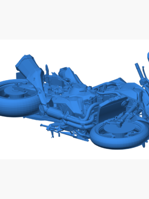 Kawasaki Z H2 2020 Motosiklet 3D Baskı Modeli STL