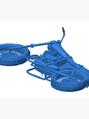 Motosiklet – Tek Parça 3D Baskı STL Modeli