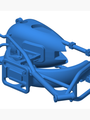 Dnepr M72 Sepetli Motosiklet 1:8 Ölçek 3D Baskı STL