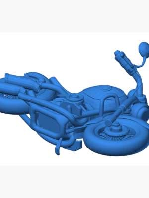 Motosiklet 3D Baskı STL Modeli
