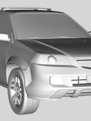 Acura MDX 2003 (Mk1) 3D Baskı STL Araba Modeli