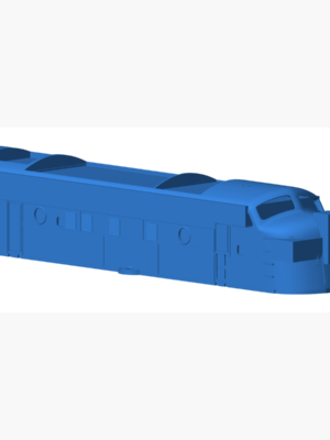 EMD F7 Dizel Lokomotif 3D Baskı Modeli STL