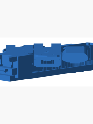 EMD GP60 Dizel Lokomotif 3D Baskı Modeli