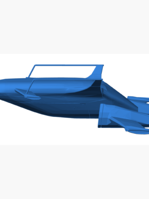 Uçan Araba (Air Car) Konsept Model 3D Baskı STL