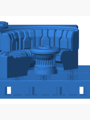 Uzay Gemisi İç Mekan Koltuk Takımı — 2×2 Mobilya 3D Baskı STL
