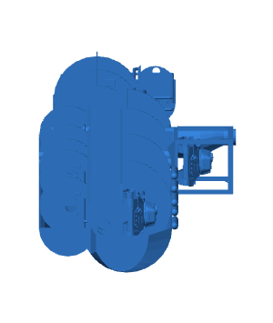 Proje 626 Denizaltısı Kesit Modeli 3D Baskı STL