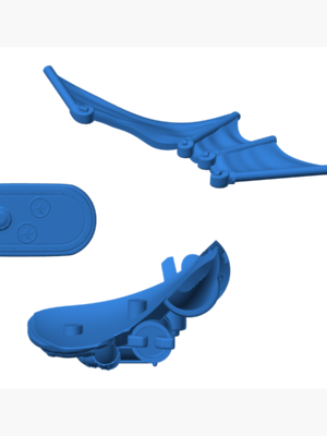Talon Sınıfı Gökyüzü Kofası – Fantastik Uçan Gemi Minyatürü 3D Baskı STL