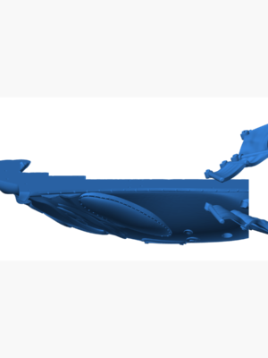 Talon Sınıfı Gökyüzü Koçu – Fantastik Hava Gemisi 3D Baskı STL
