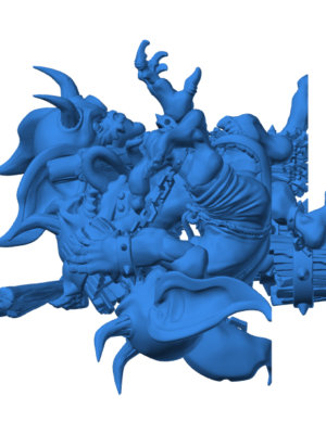 Korsan Gemisi Güverte Fırçası 3D Baskı STL