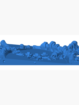 Uzun Kürekli Tekne (Row Boat) 3D Baskı STL