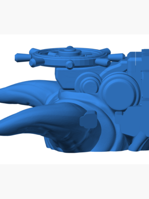 Ölümsüz Hava Gemisi Kafatası Dümen Eki 3D Baskı STL