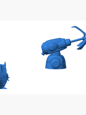 Zephyr Saldırı Firkateyni Minyatür Gemi 3D Baskı STL