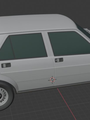 Alfa Romeo Giulietta Mk2 (116) 1977 3D Baskı STL Modeli