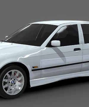 BMW M3 E36 3D Baskı STL Modeli