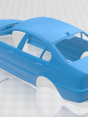 BMW 3 Serisi E46 2004 3D Baskı STL Araba Modeli