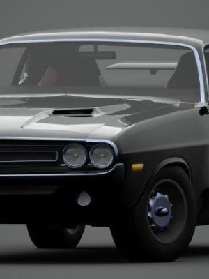 Dodge Challenger 3D Baskı STL Modeli