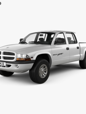 Dodge Dakota Mk2 Sport QuadCab 2000 – 3D Baskı STL Modeli