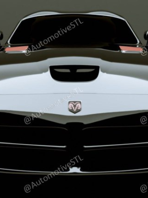 Dodge Viper SRT-10 3D Baskı Araba Modeli STL