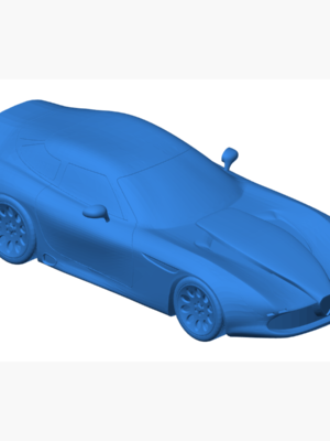 Alfa Romeo TZ3 Stradale 3D Baskı Araba Modeli STL