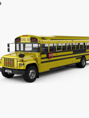 GMC B-Series Okul Otobüsü 2000 3D Baskı STL