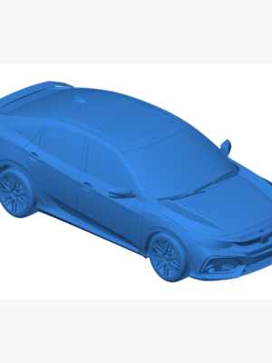 Honda Civic 2017 Araba 3D Baskı Modeli STL