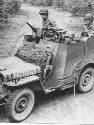 WWII ABD Paratroper Jeep Sahnesi 3D Baskı STL