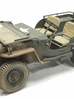 WWII ABD Willys Jeep G.I. Makineli Tüfekli 28mm Minyatür 3D Baskı STL