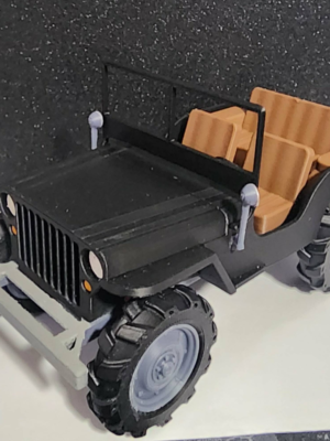 Jeep 4x4 Arazi Aracı 3D Baskı Modeli – 35 Parça STL