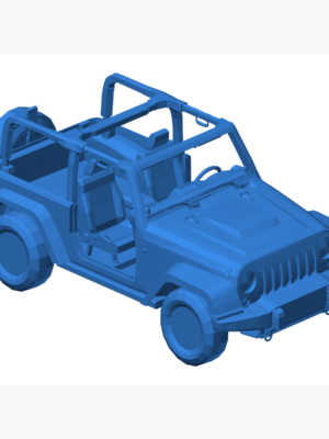 Jeep SUV 3D Baskı STL Modeli