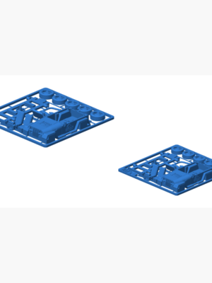 Jeep Dekoratif Plaket 3D Baskı STL