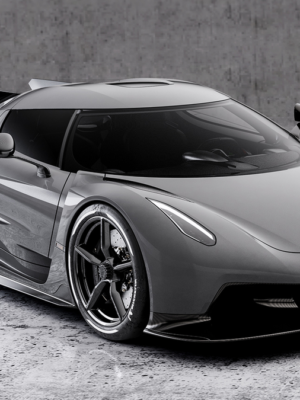 Koenigsegg Jesko Absolut 2020 3D Baskı Araba Modeli STL