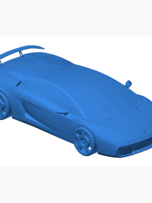 Lamborghini Gallardo Need for Speed Most Wanted 3D Baskı STL